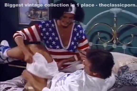 Raven, Buck Adams in hot couple fucking in classic retro porn film