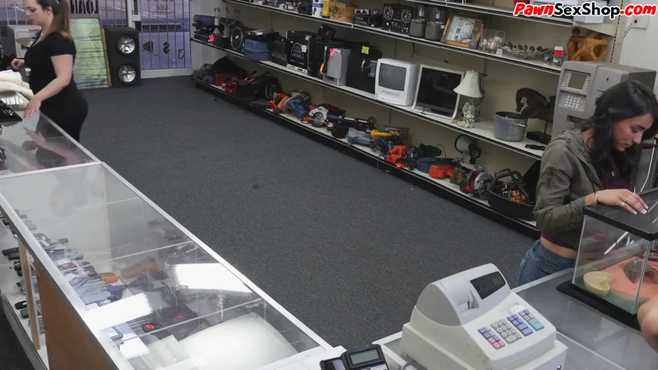 Tattooed Bae Customer Doggy Styled In Pov In Pawnshop Office