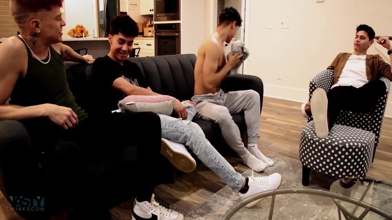 Nastytwinks - Grounded - Hot College Twinks Play Truth Or Dare When Step Dad Comes And Fucks Them. 2 To Bookworm