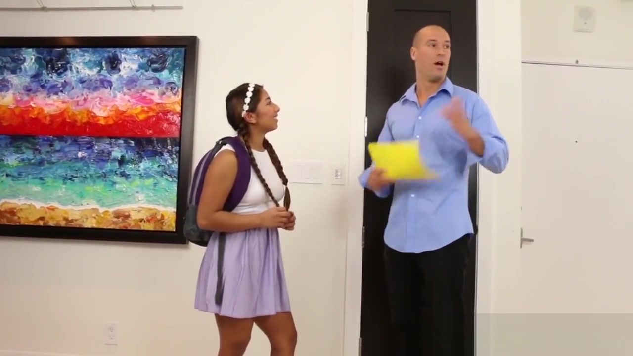 Latina babysitter spunked