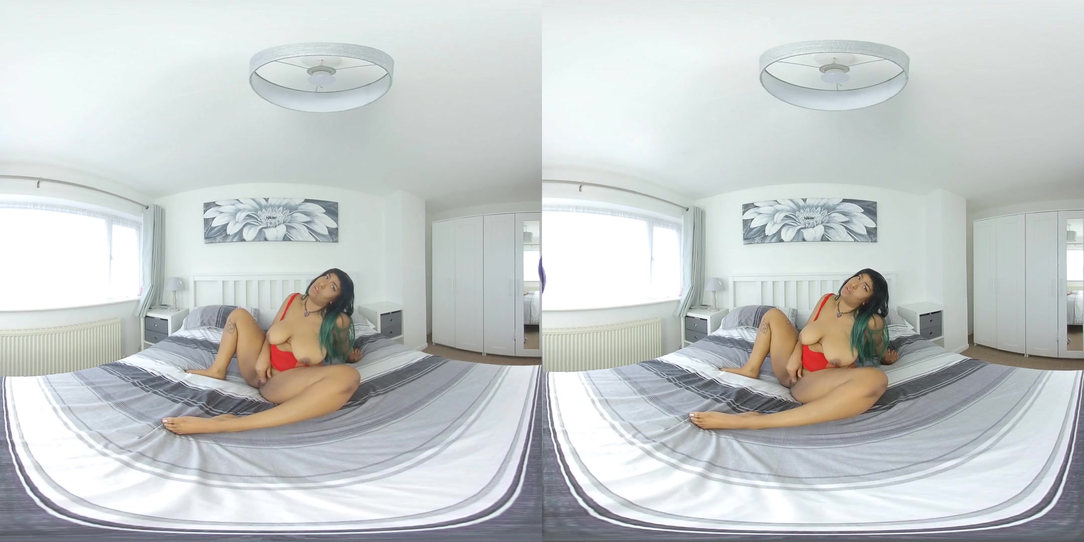 Dink Lu, Bedroom Tease - Big Tits Solo Model Fingering