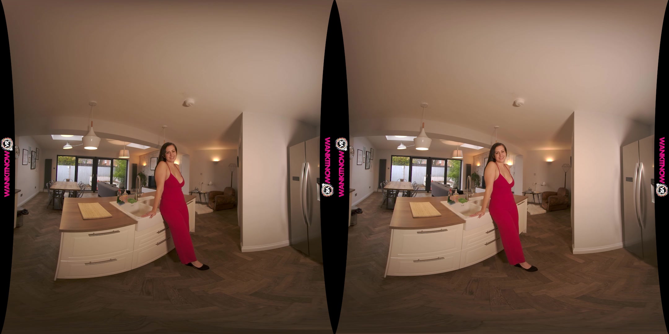 Red Dress featuring Tindra Frost - WankitNowVR