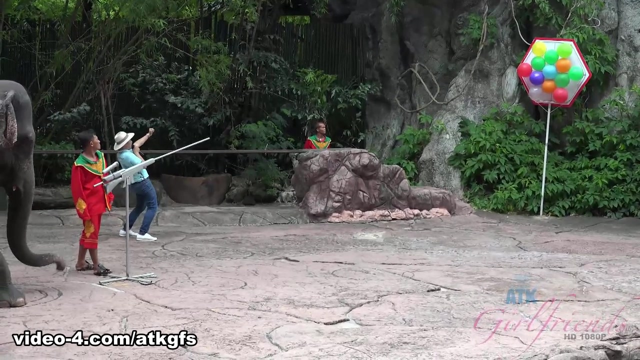 Moka Mora in Moka Is Having The Best Time Feeding Animals - ATKGirlfriends