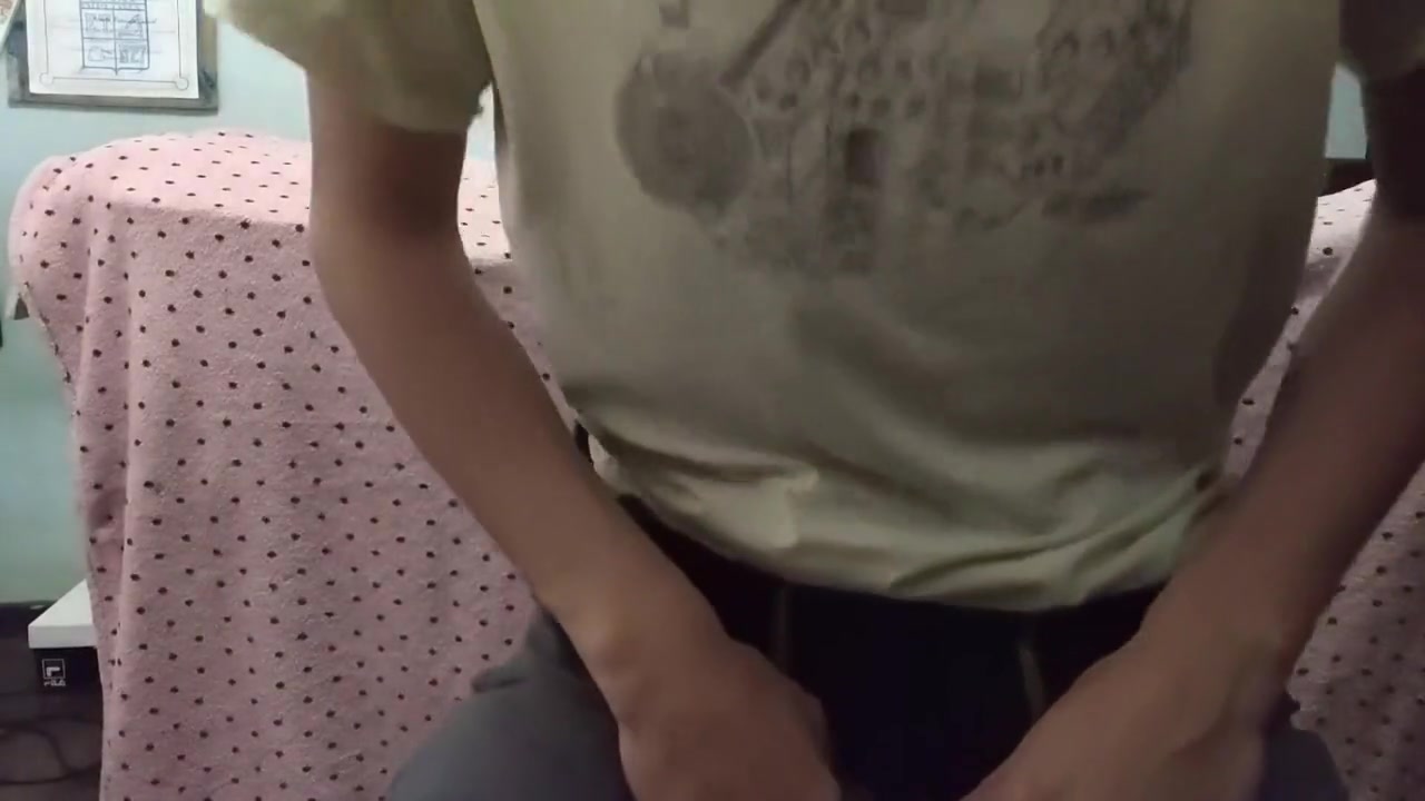 Got Horny Studying I Undress Myself Jerk Off And I Cum On The Floor