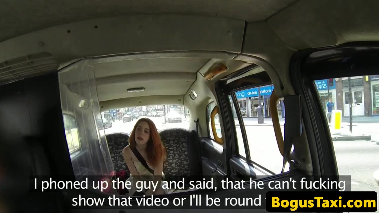Spanish taxi ginger fucked doggystyle
