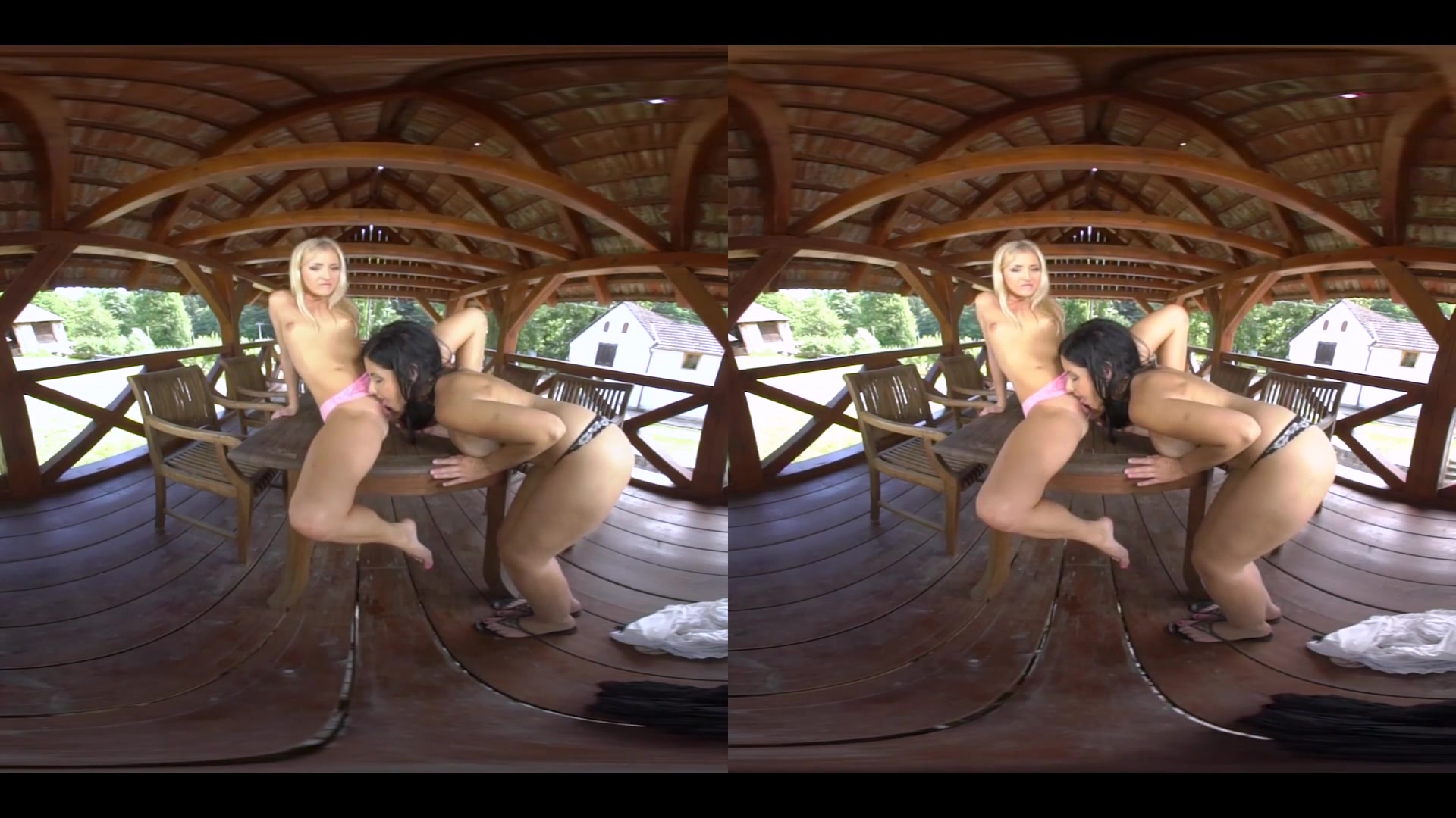 Lesbian Summerhouse