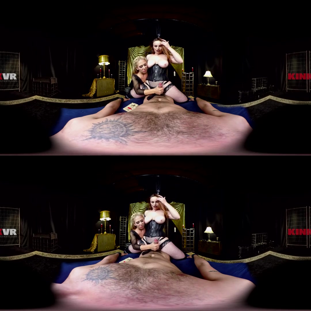 Bella Rossi & Cherie DeVille in Property of Cherie DeVille 2: Lesbian Cuckolding - KinkVR
