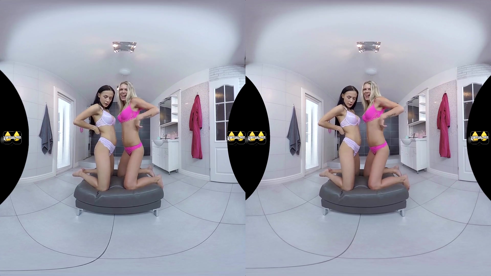Claudia Mac & Nicole Love in Share The Streams - VirtualPee