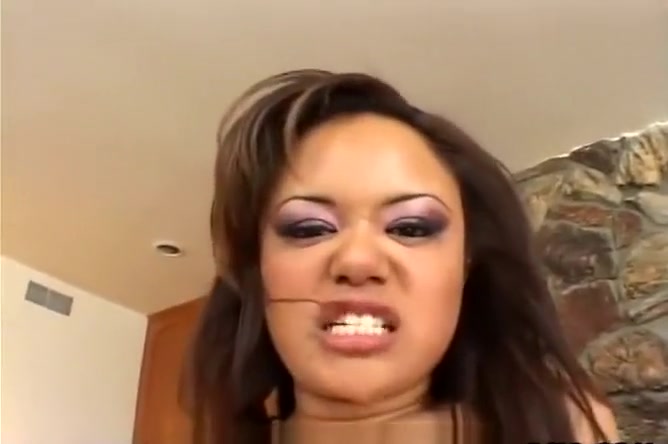 Asian skank Annie Cruz gets her ass drilled deep