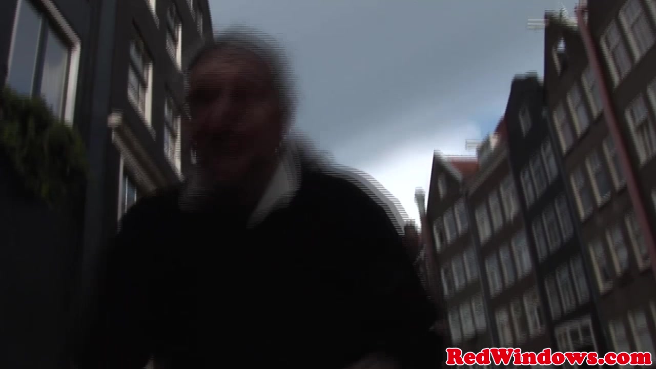 Busty blonde hooker facialized by a tourist