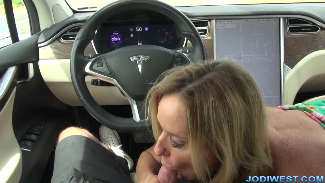 Jodi West Shows The Benefits Of Having A Self Driving Tesla - JodiWest