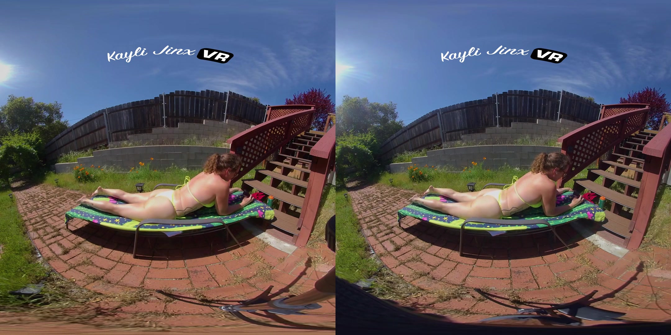 Sunbathing In My Neon Bikini