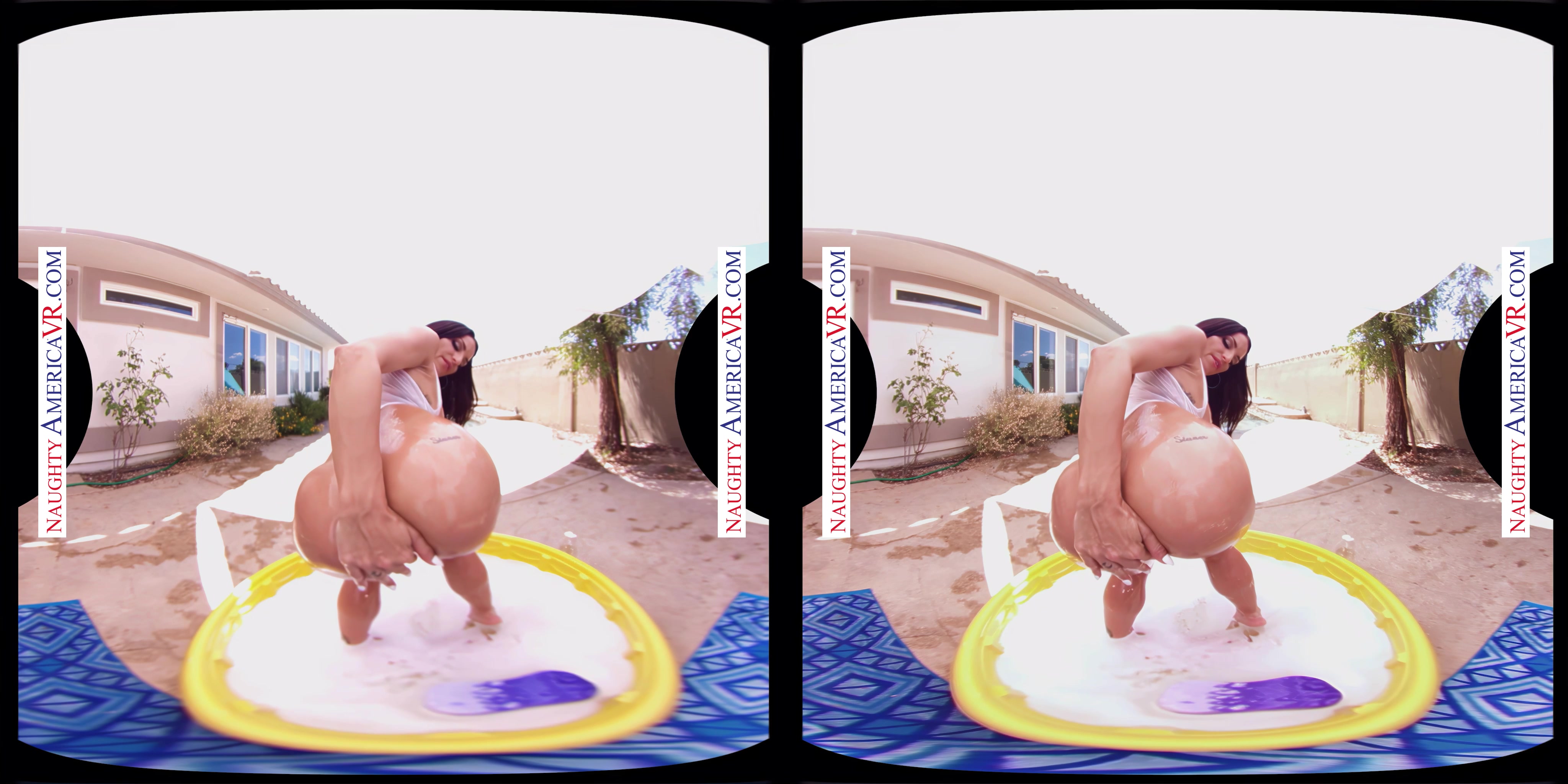 Kissa Sins and her ass do the unthinkable to you in VR porn