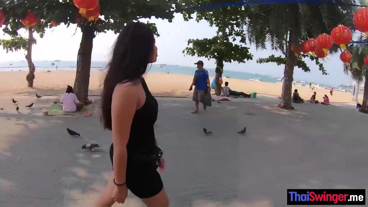 Big Booty Asian teen 18+ Slut Sucking Big Dick Before Rough Doggystyle Fucking