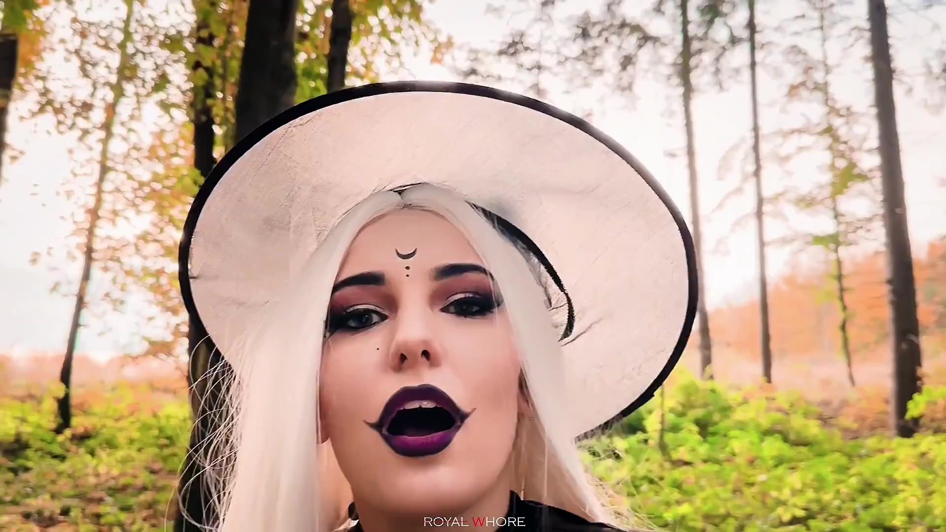 Suzie Sparklez - Horny Witch Pissing And Tasting Urine In The Dark Forest