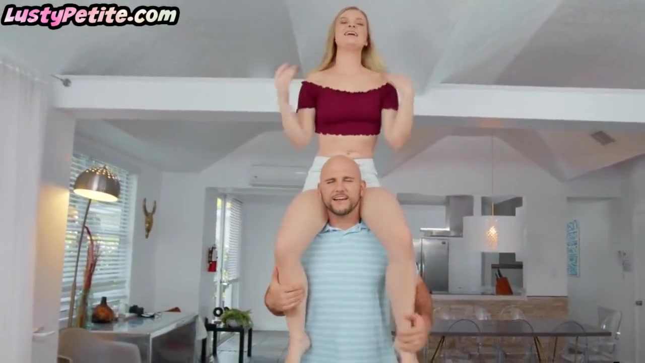 21yo Petite Babe Enjoys Cockriding Dilf