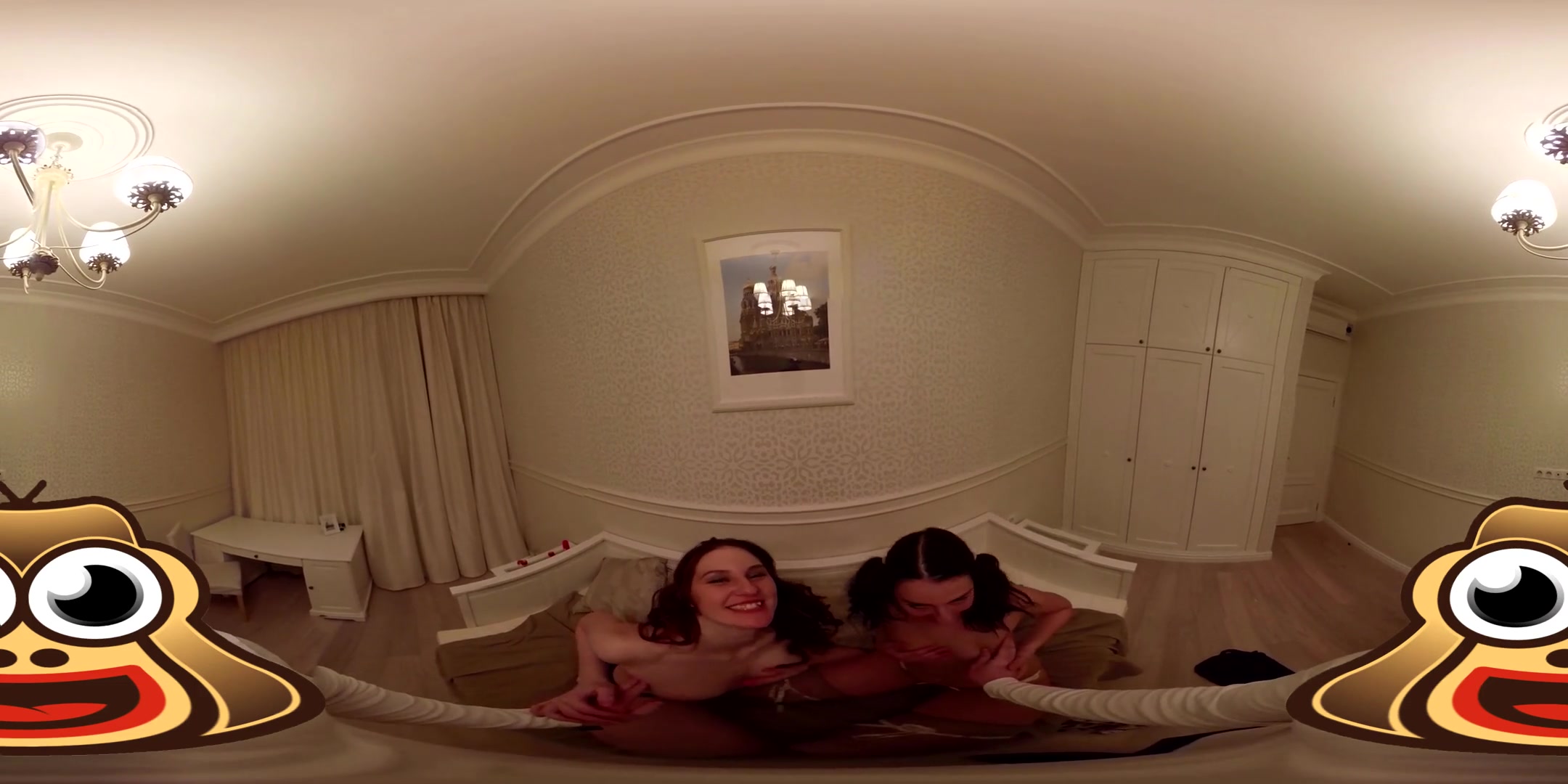 The Chandelier Room: Spanking 2 Big Asses - VirtualPorn360