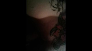 Blonde Fingered till Orgasm while giving Blowjob