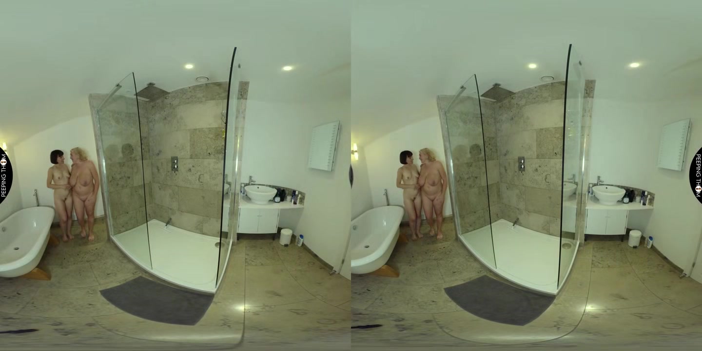 Camilla Creampie and Lucy Love - MILF Shower - PeepingThom