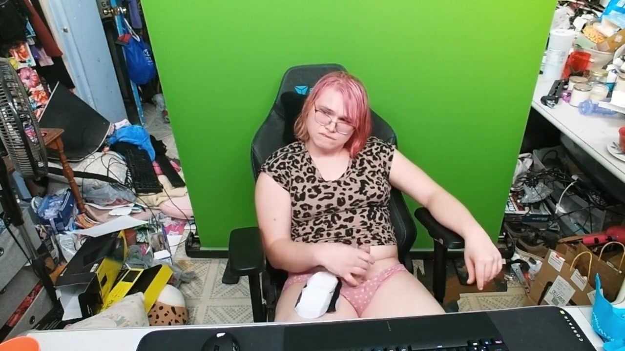 Horny Trans Girl Plays With Herself - Luna Fae