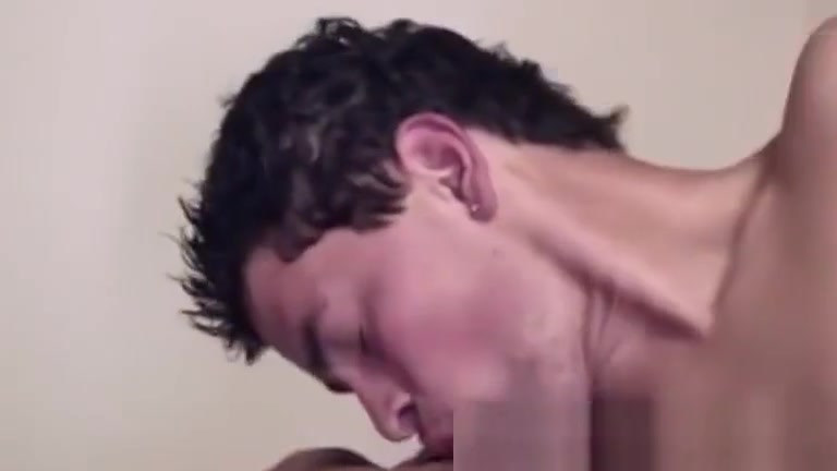 Soon she lowers her head on the guy