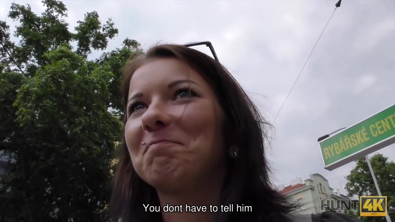 HUNT4K. Naughty man made beautiful brunette cheat on her docile BF