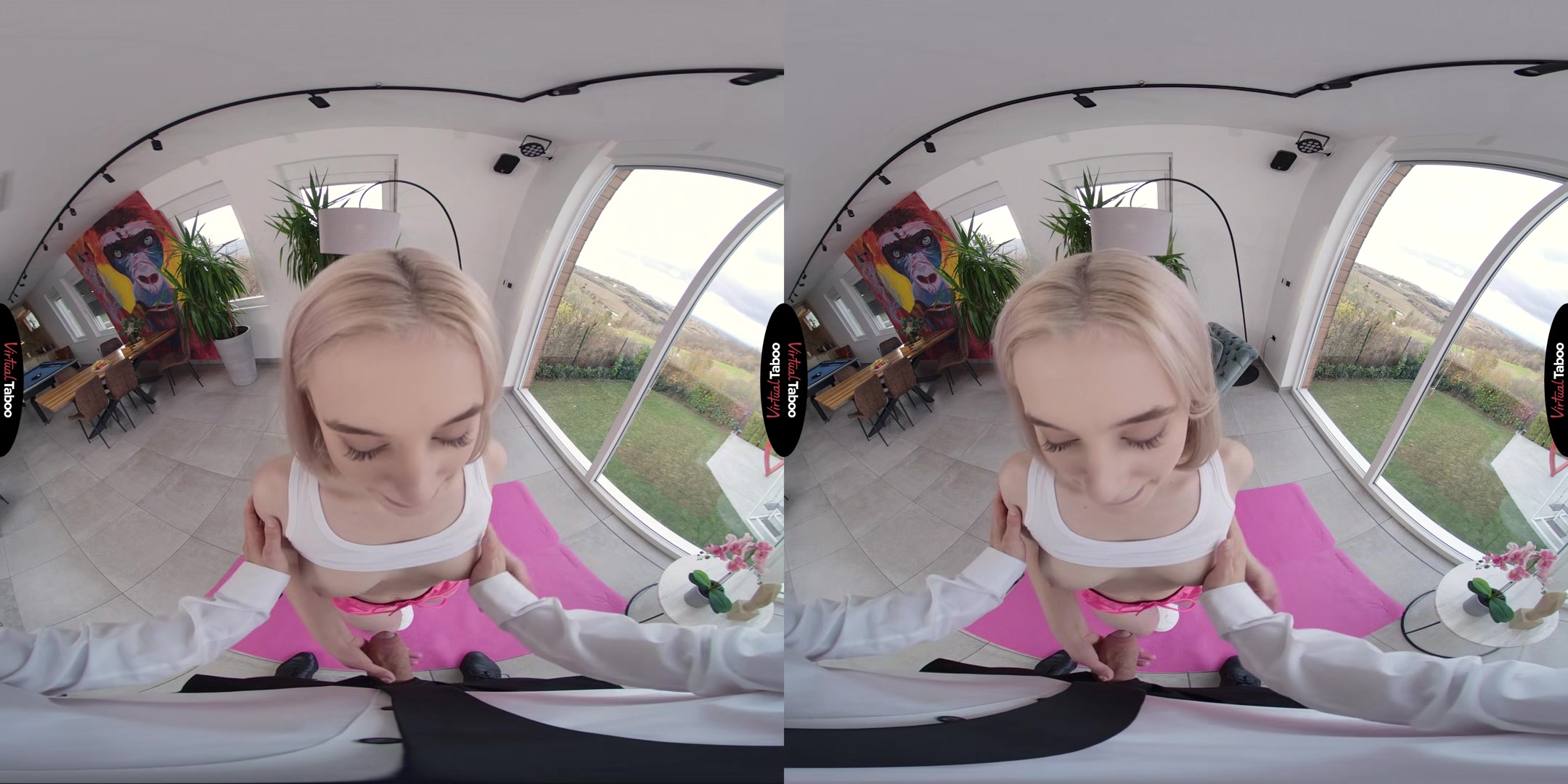 Molly Cute VR Porn: Getting Fit With Stepdaddy - VirtualTaboo