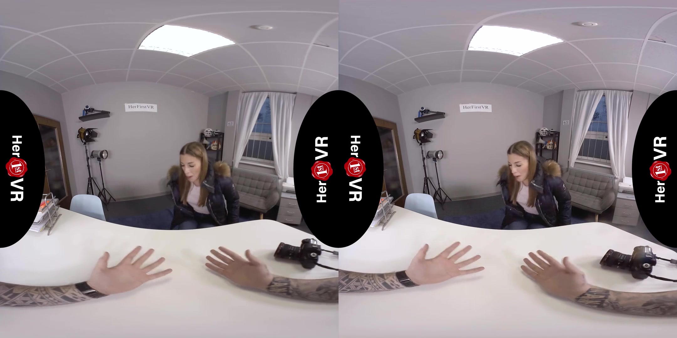 Silvia Dellai - VR Casting; Cute Shy Blonde Babe Amateur VR