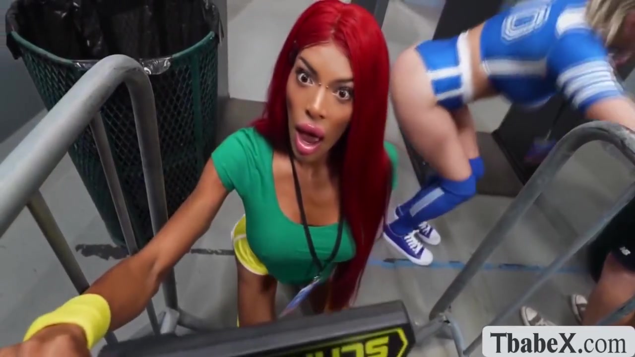 Lucky Soccer Fan Fucks The Ass Of Ts Security - Lola Morena, Adira Allure And Sage Roux