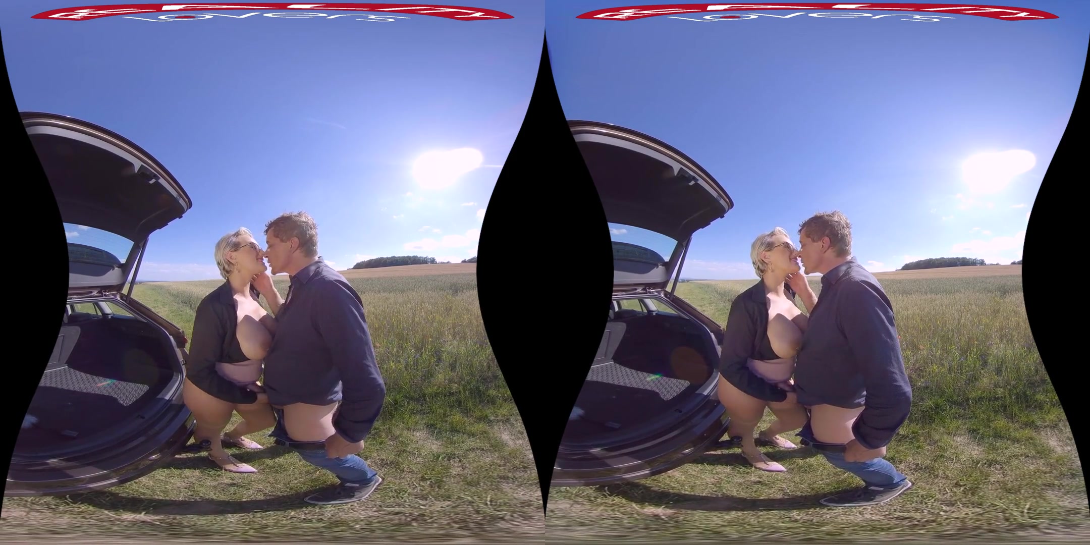 Sexy Car Review - Huge Tits Blonde Pornstar Hardcore