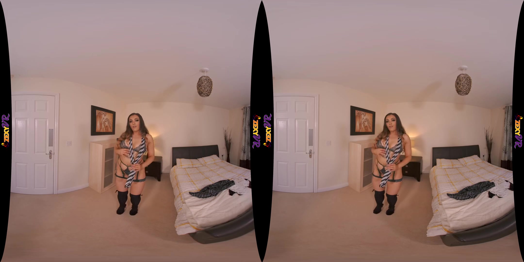 College Cutie - Sexy Coed Striptease - ZexyVR - SexLikeReal