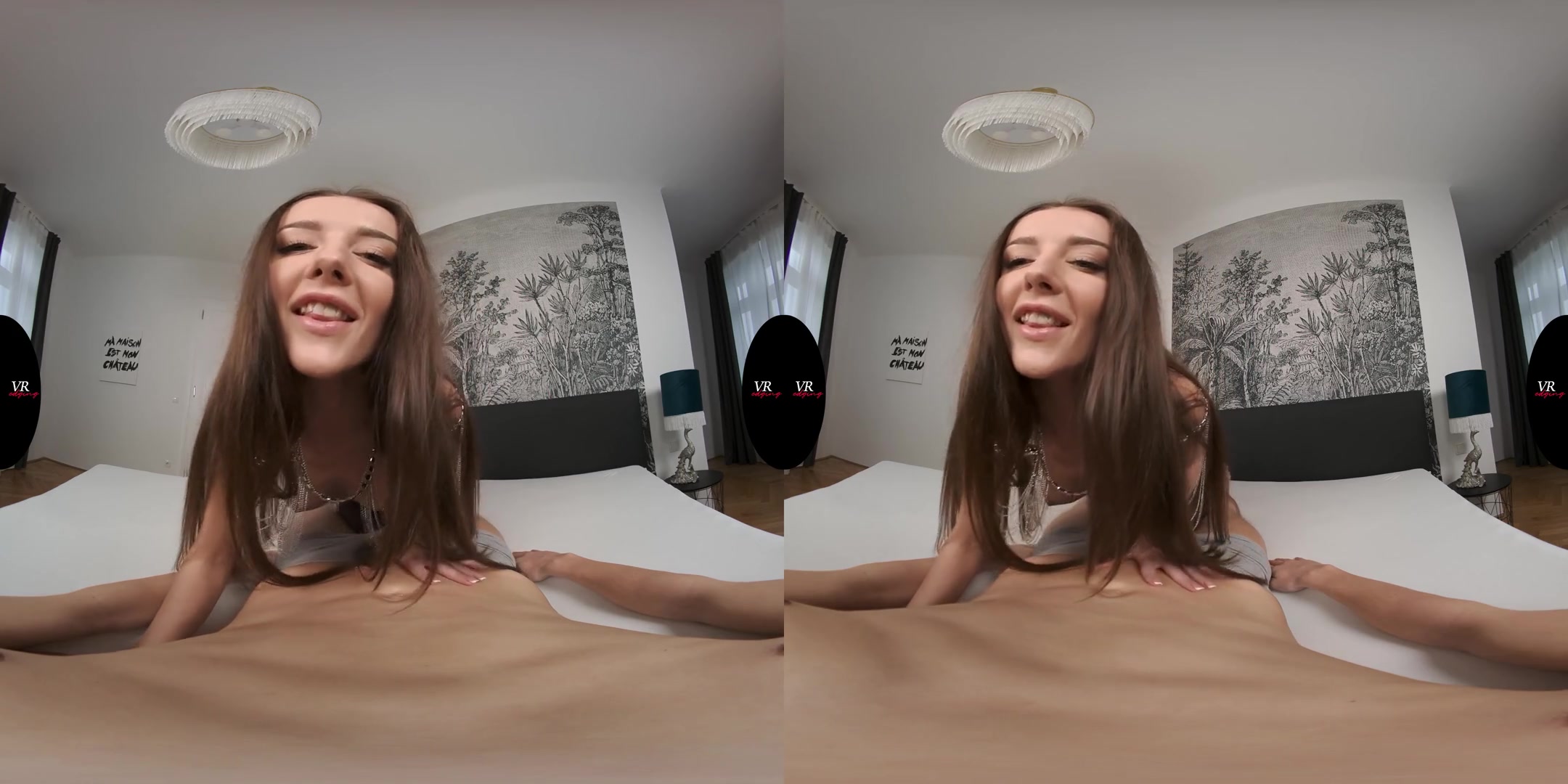 In Bed with A Topmodel; Virtual Reality Oral Sex with Edging
