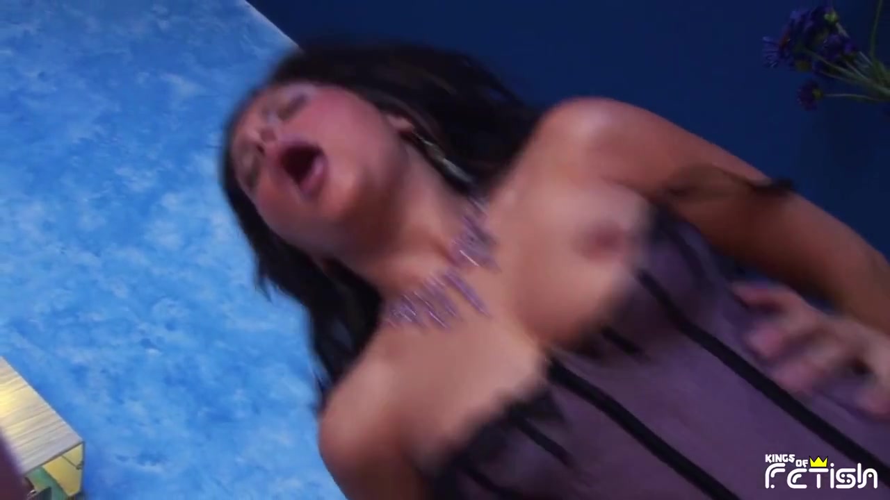 Sexy Brunette Babe Rides A Older Man With Big Cock And Licks Cum