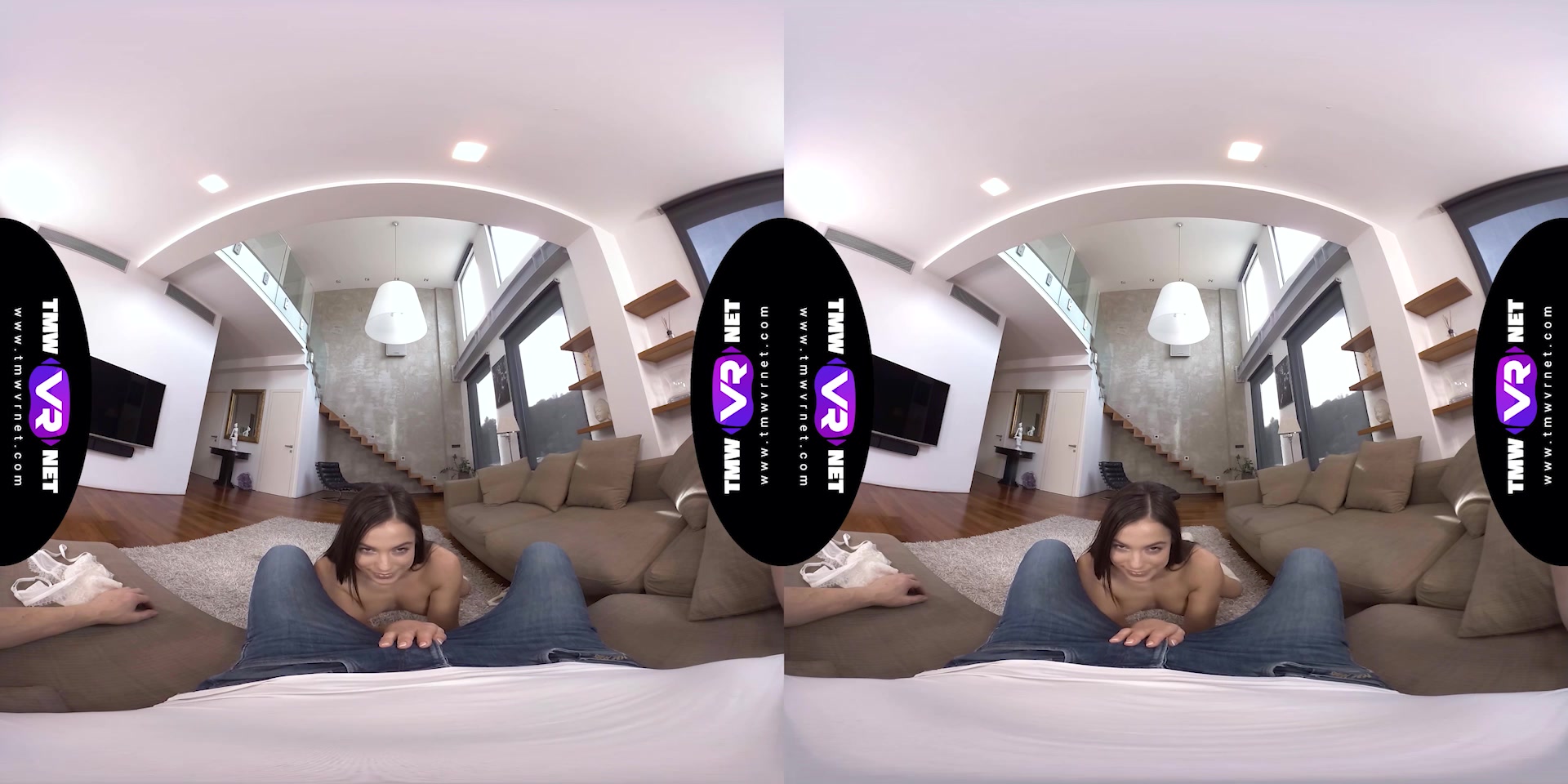 Sticky sperm on sweet brunette - TmwVRnet