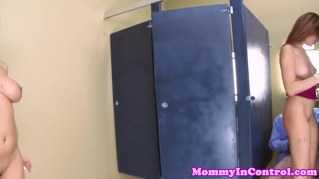 Busty milf helps stepdaughter pussyfuck bf