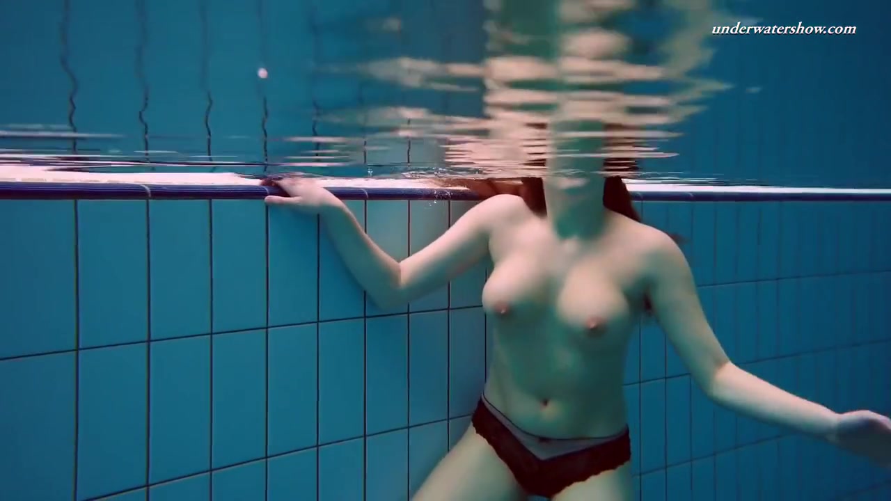 Czech Chick Vesta Enters Swimming Pool