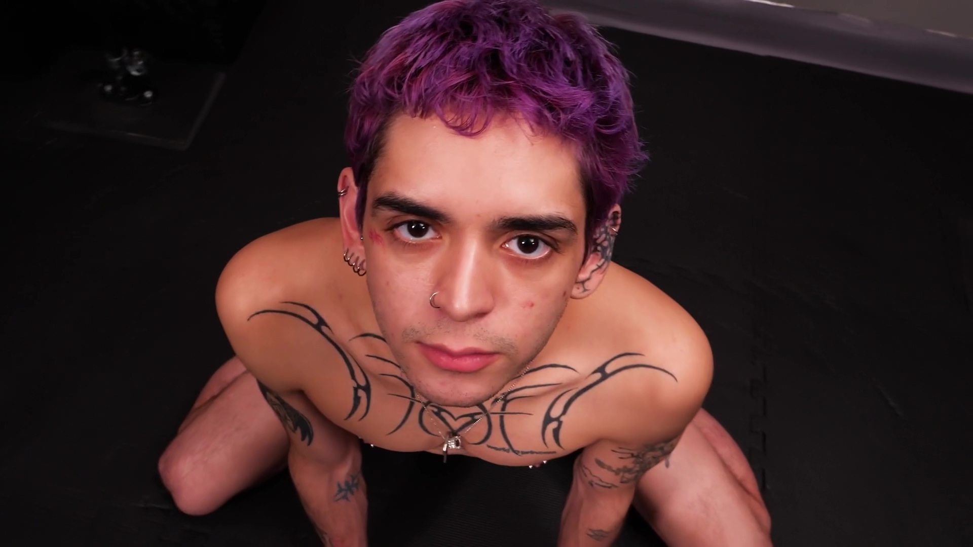 Tatted Twink Gets Tied And Fucked