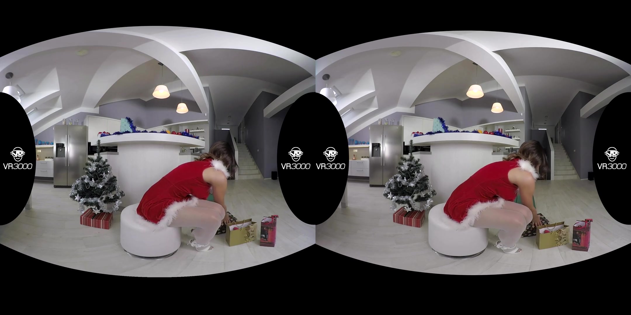 Rosaline Rose in Stuffing Her Stockings - VR3000