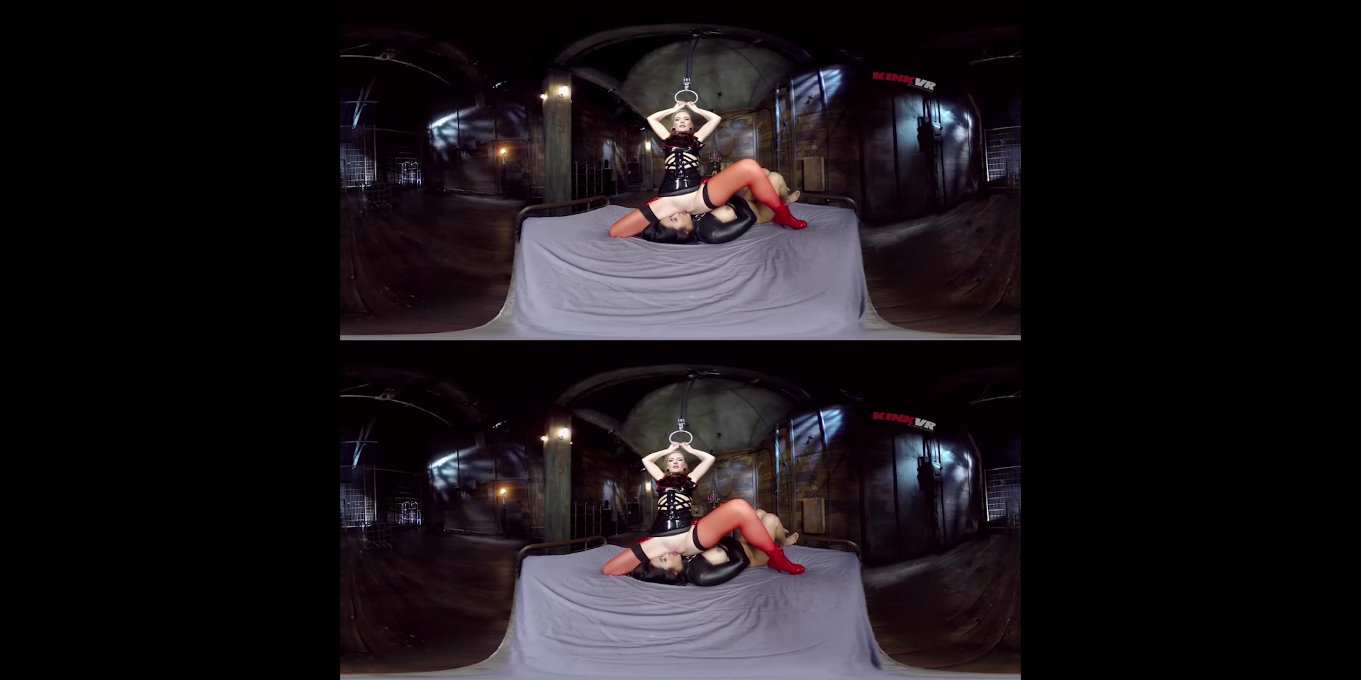 Mona Wales & Mia Little in Her Kinky Lez Pet - KinkVR