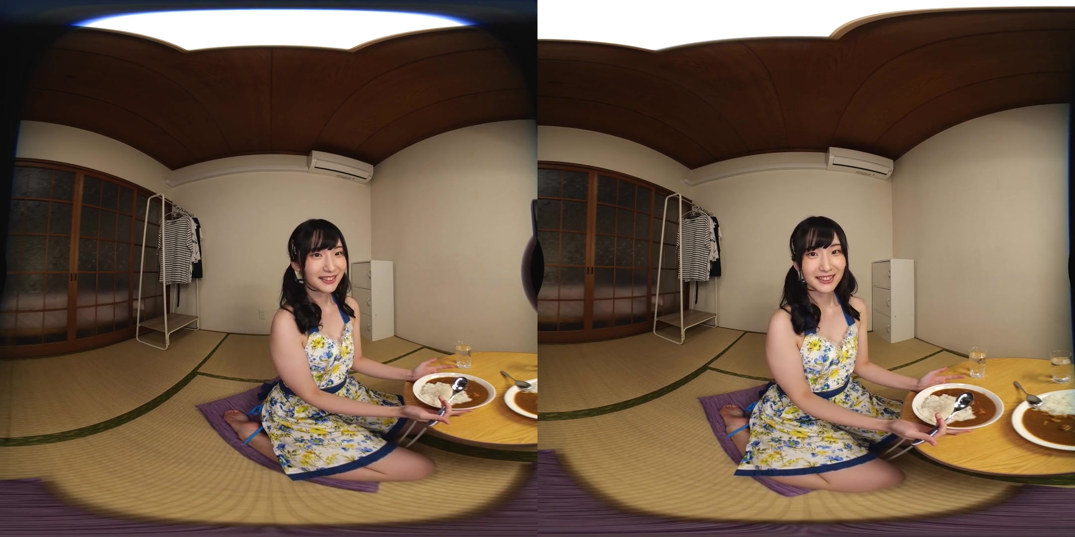 Apartment Days! Nazuna Chitose Act 2; Simply Gorgeous JAV Idol Softcore Non-Nude VR Teasing