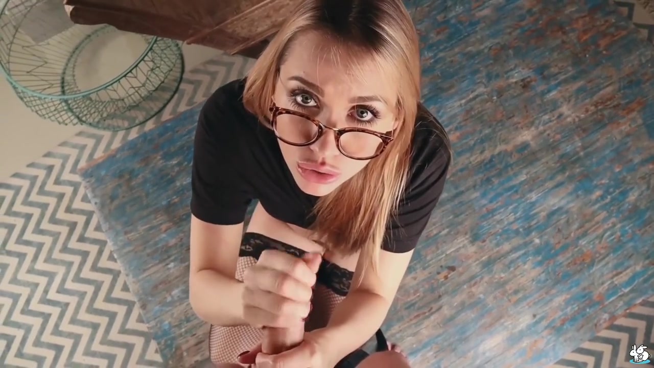 Puts On Her Glasses For