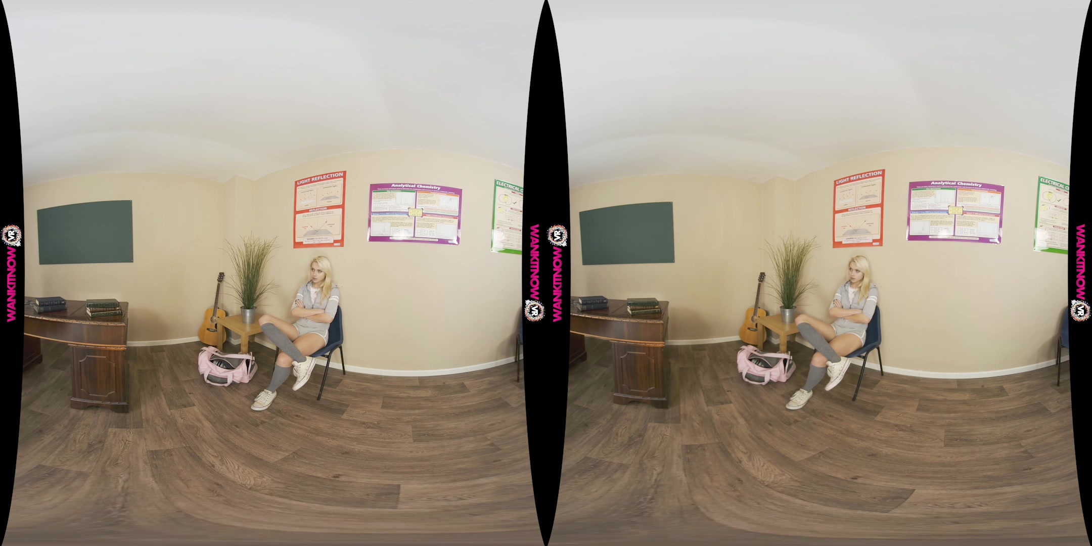 White Lie Wanker featuring Chloe Toy - WankitNowVR