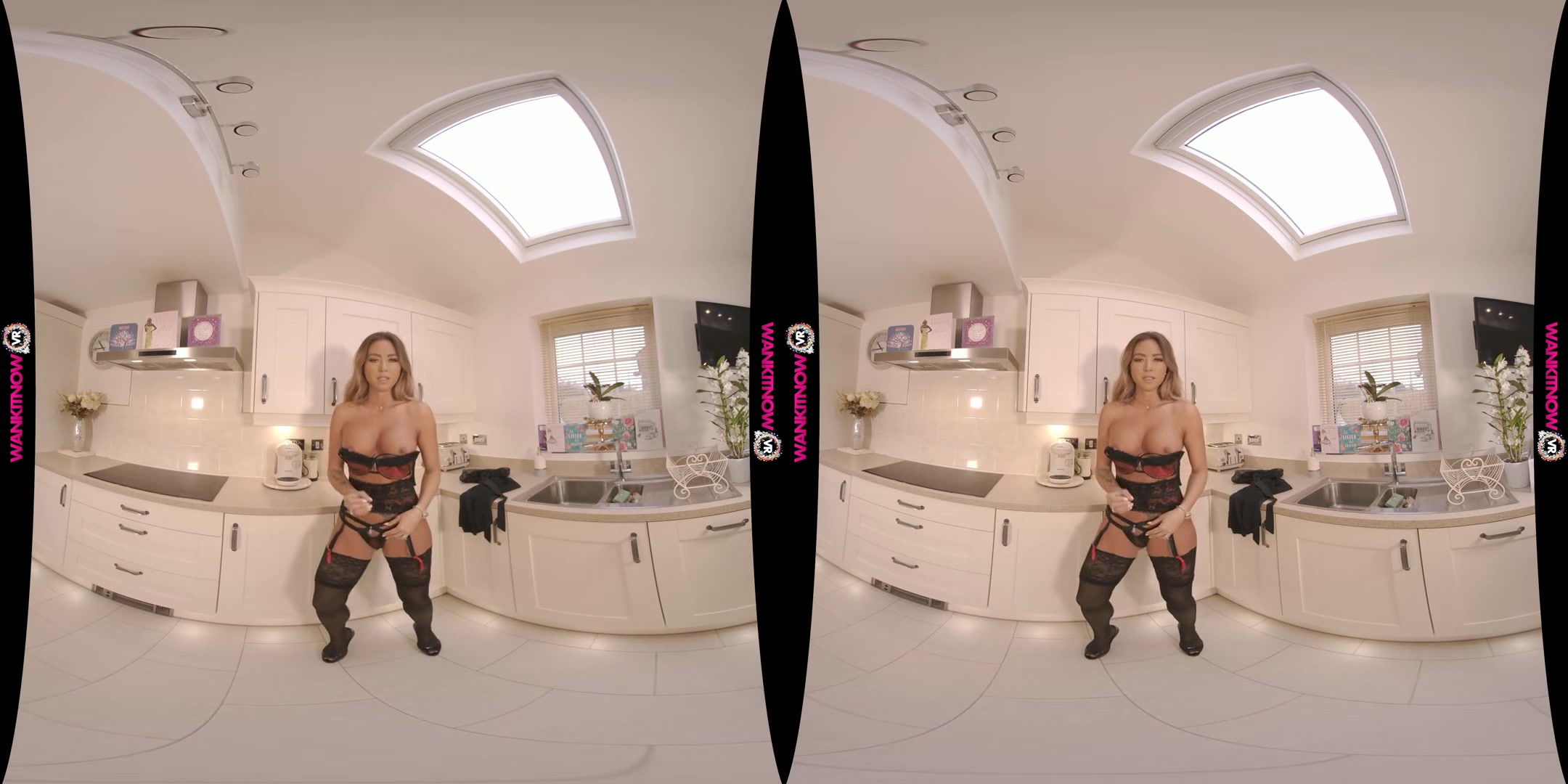 Let Me Stay - Big Tits Lingerie JOI Striptease - SexLikeReal