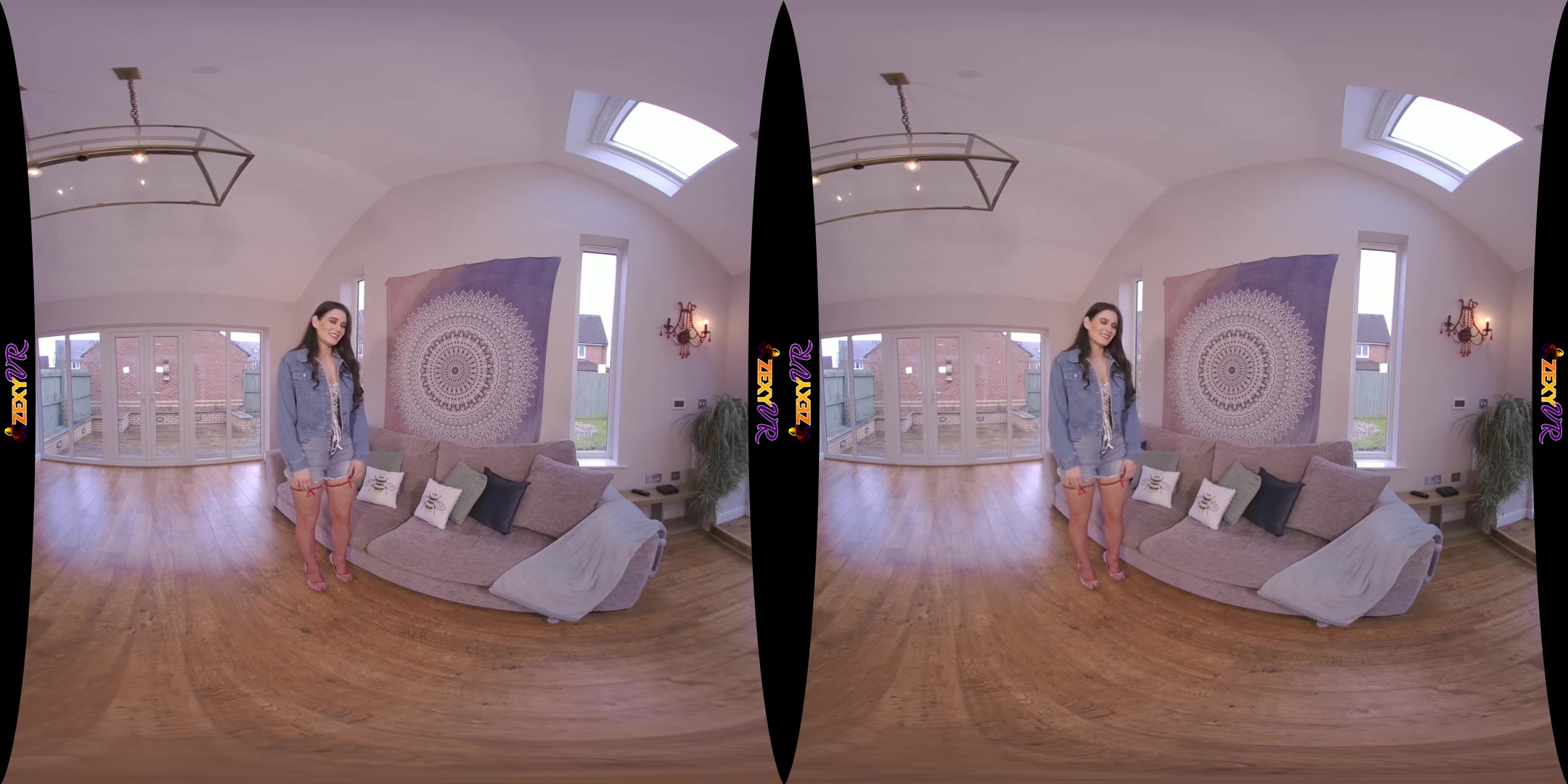 Make It Up To You - Sexy Brunette Striptease in VR