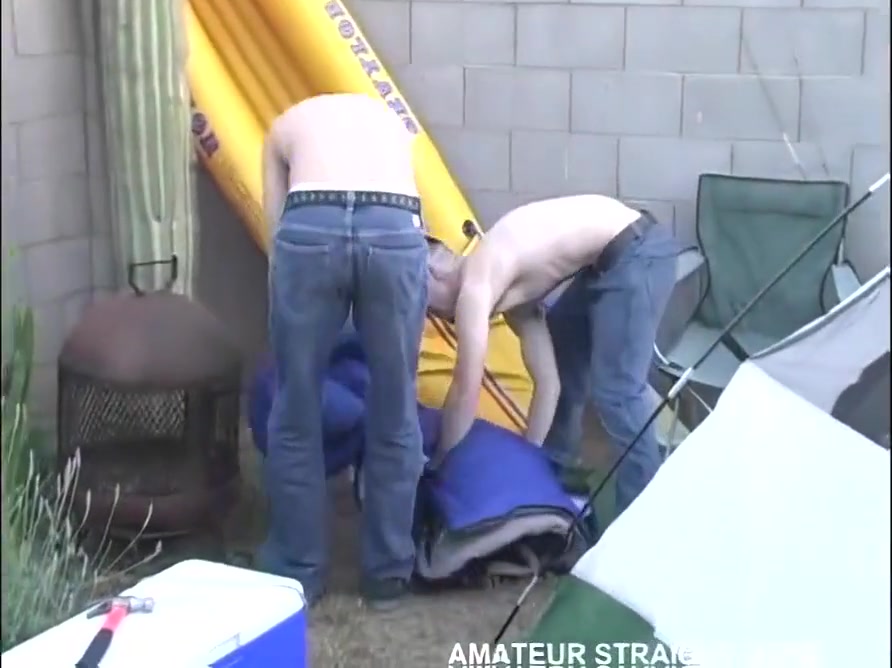 Pitching A Tent - Straight Guys Todd And Bryan