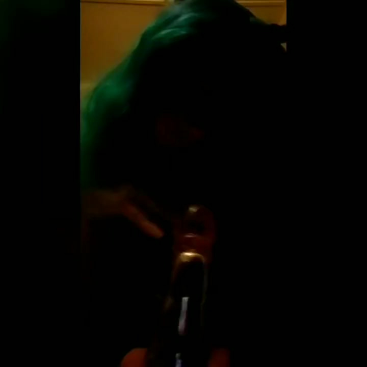 Little tranny femboy slut plays for Step daddy