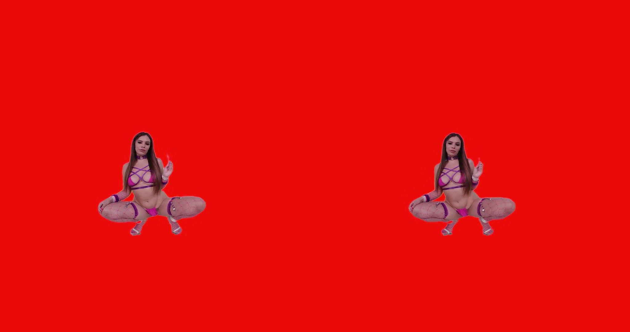 Violet's Heart Lollipop - Passthrough