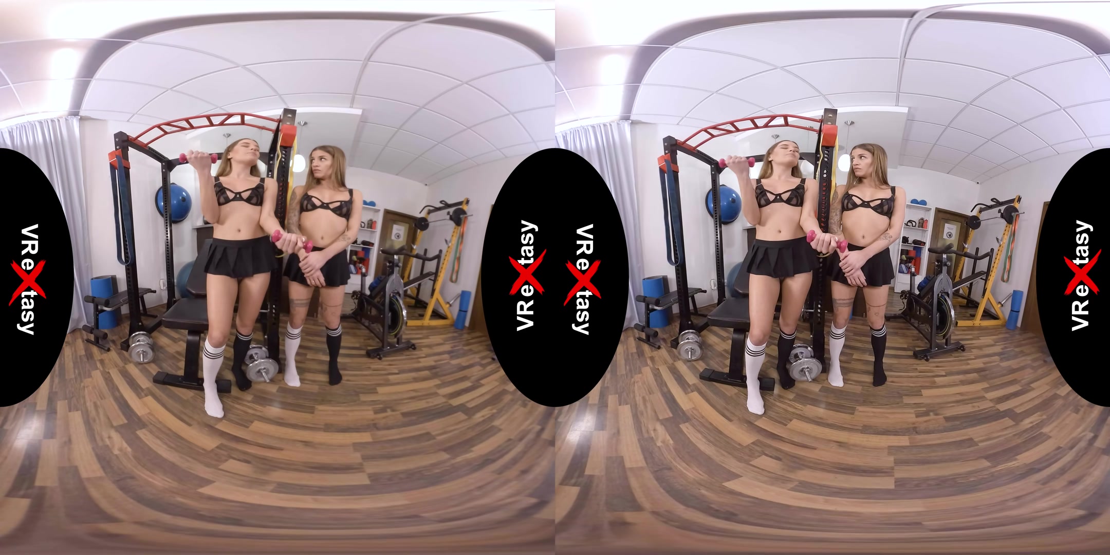 Eveline and Silvia - After Training - VReXtasy