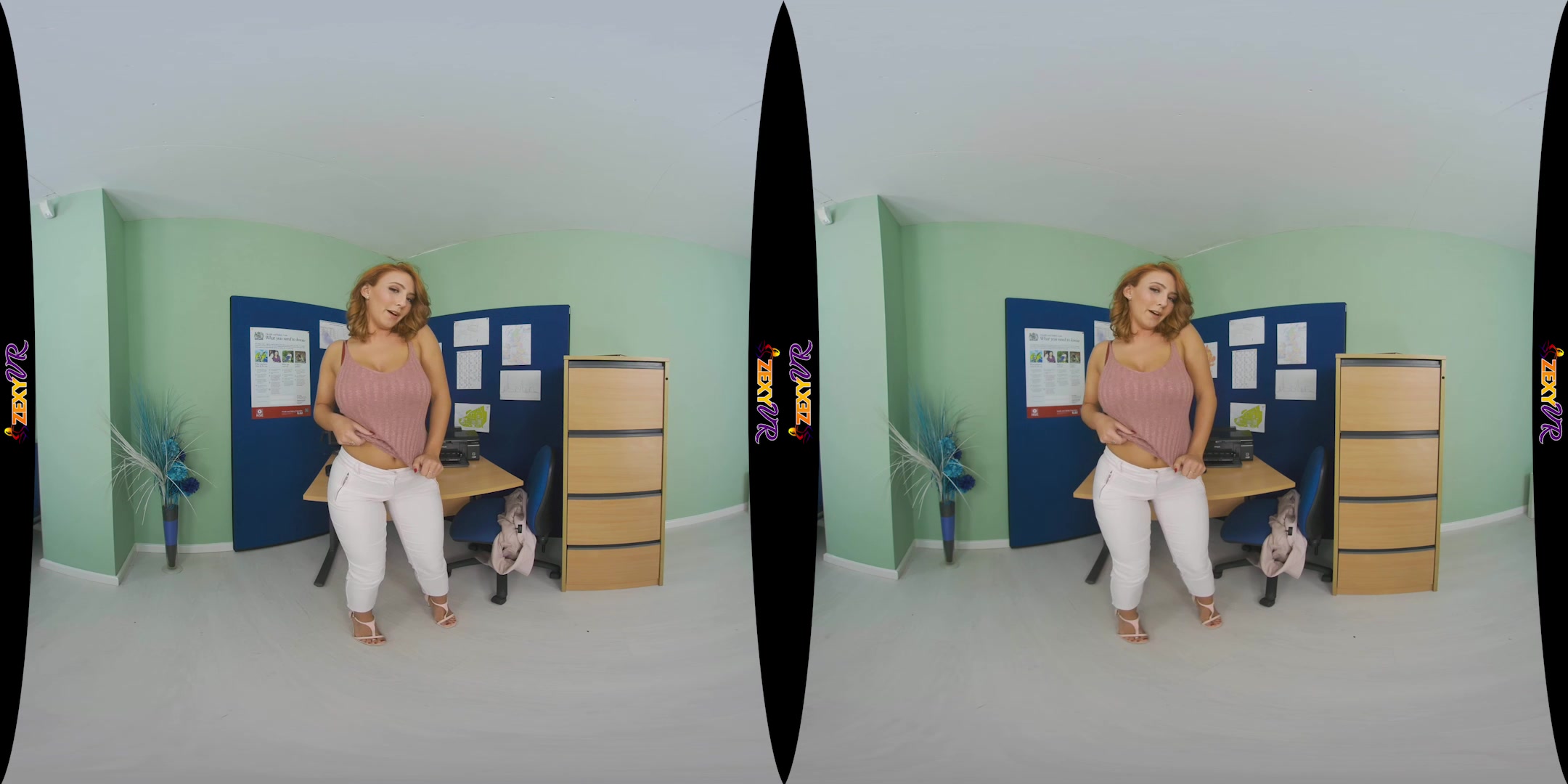 Office Boobs featuring Robyn - ZexyVR