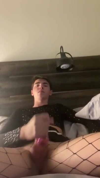Femboy Jerks Off On Camera